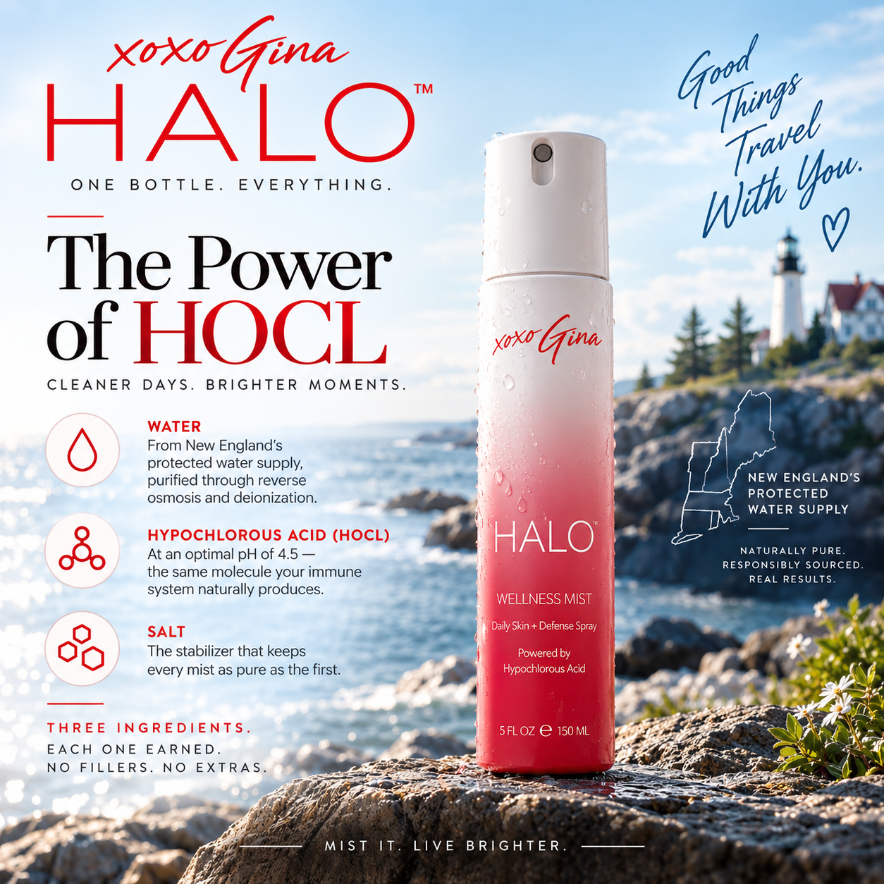 Xoxo Gina HALO — The power of HOCl