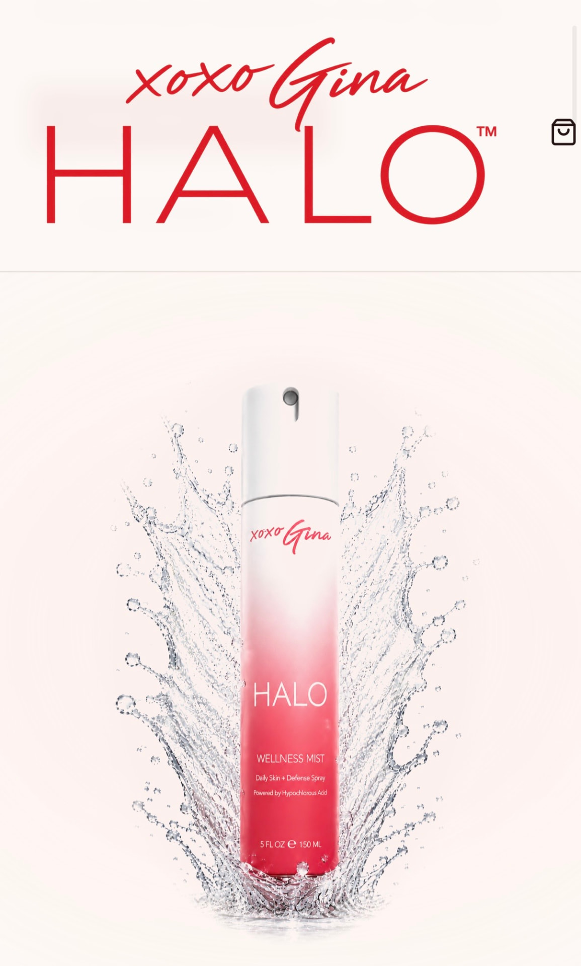 Xoxo Gina HALO Wellness Mist